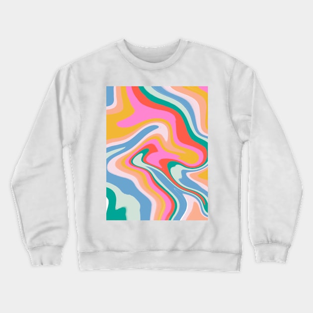 Marble Crewneck Sweatshirt by AS.PAINTINGS